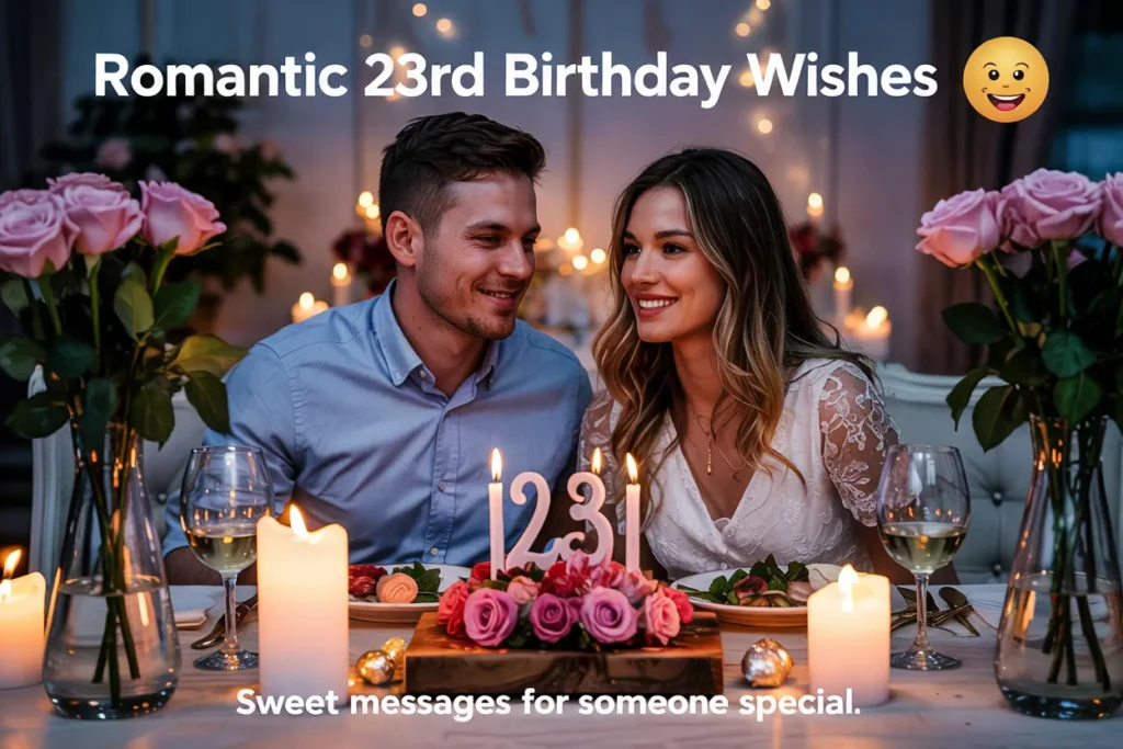 Romantic 23rd Birthday Wishes 