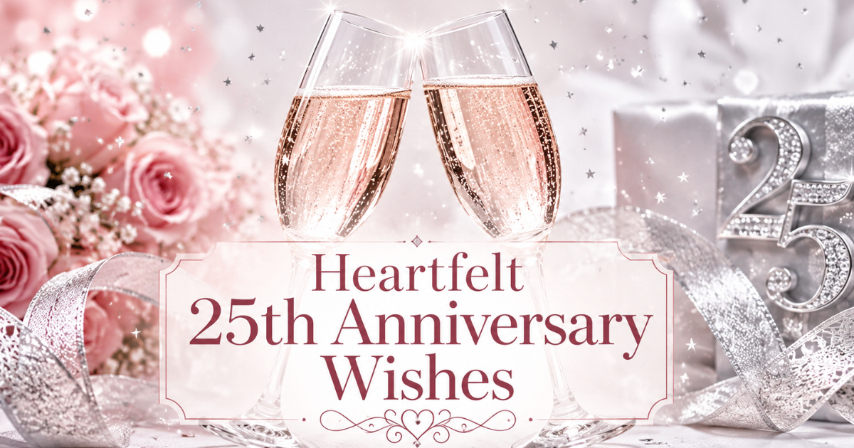 25th Anniversary wishes