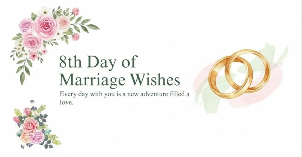 Heartfelt 8th Day Marriage Wishes For Everyone