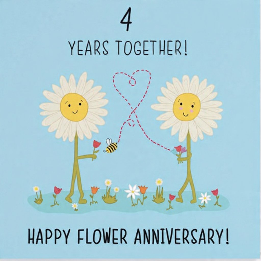 4th anniversary wishes