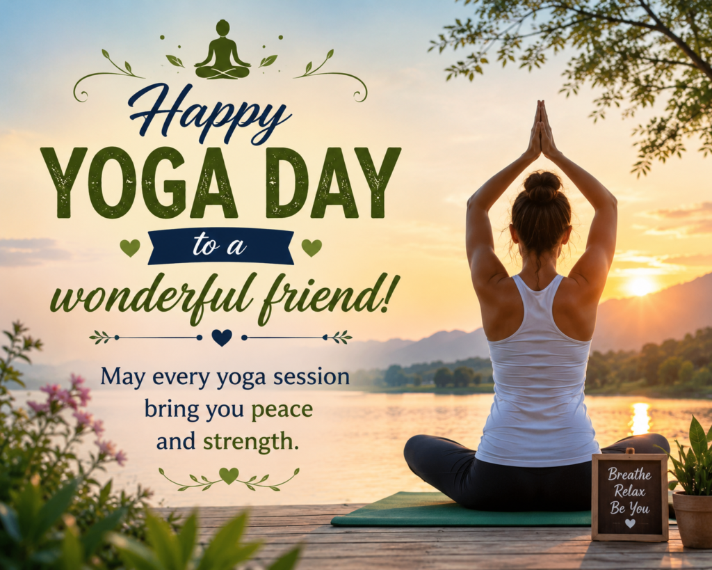 Yoga Day Wishes for Friends