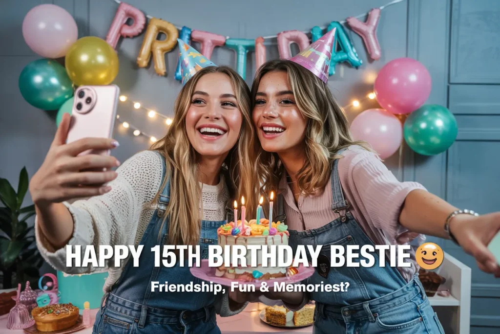 15th birthday wishes for best friends