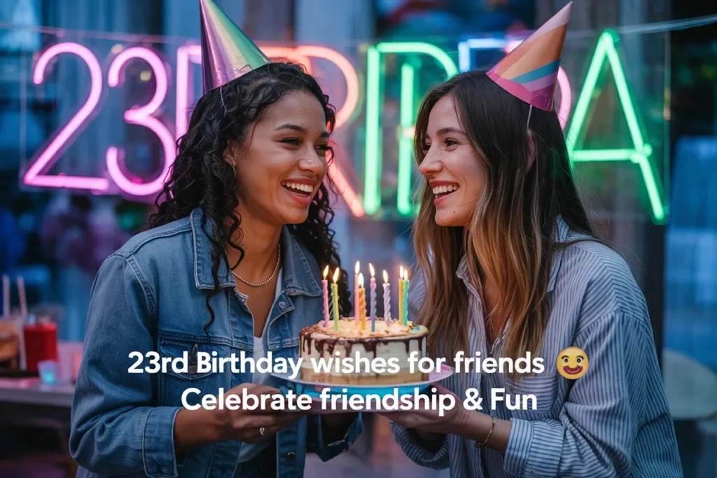 23rd Birthday Wishes for Best Friend