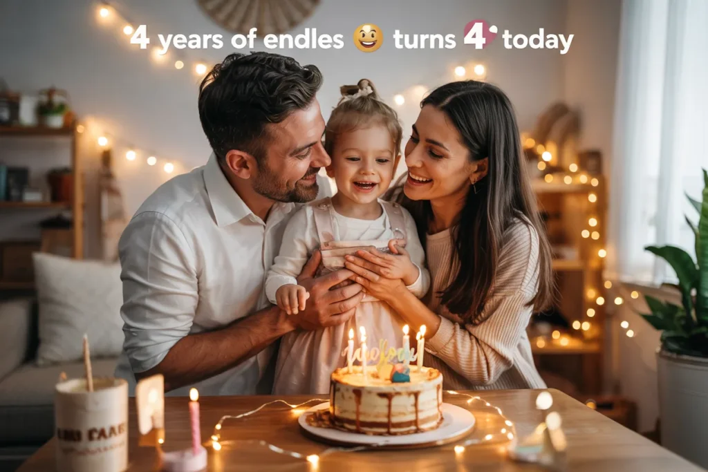 Emotional 4th Birthday Wishes