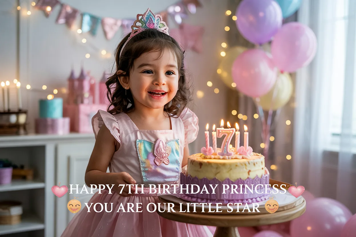 happy 7th birthday wishes