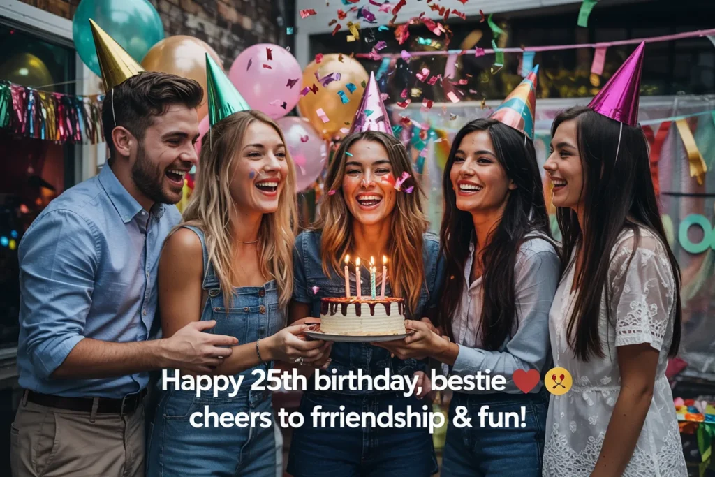 25th birthday wishes for friends