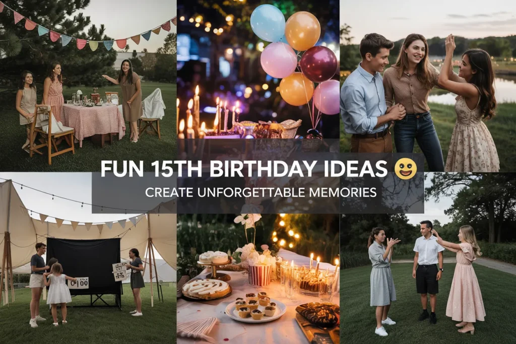 ideas for 15th birthday celebrations