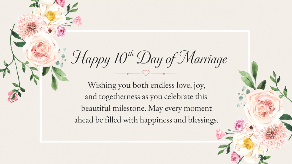 10 days of love wish