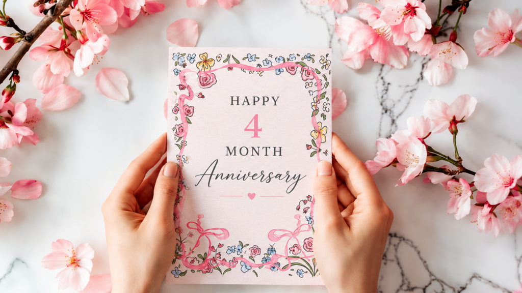 4 MONTH ANNIVERSARY WISH