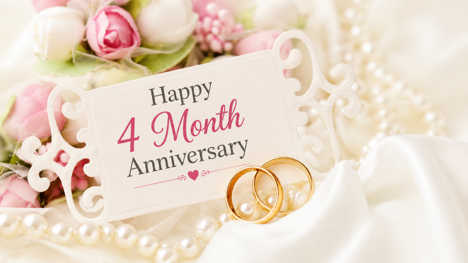 4 month anniversary wishes