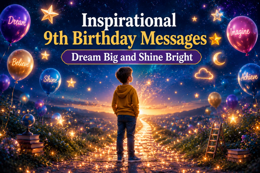 9th inspirational birthday wishes