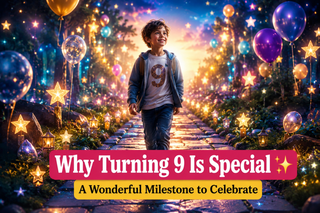 why turning 9 is special