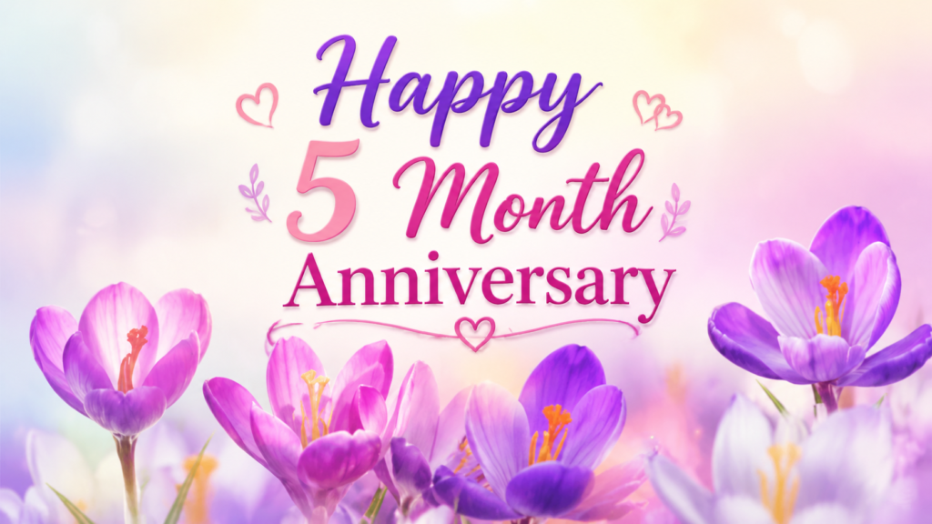5 month anniversary wishes