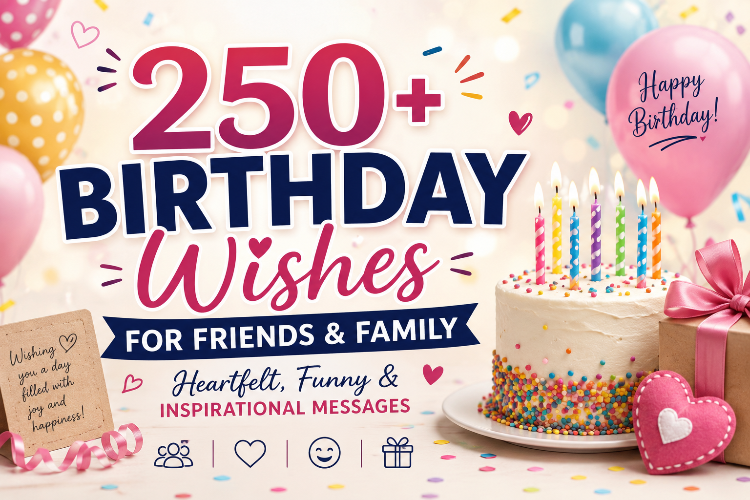 Birthday Wishes for Friends & Family