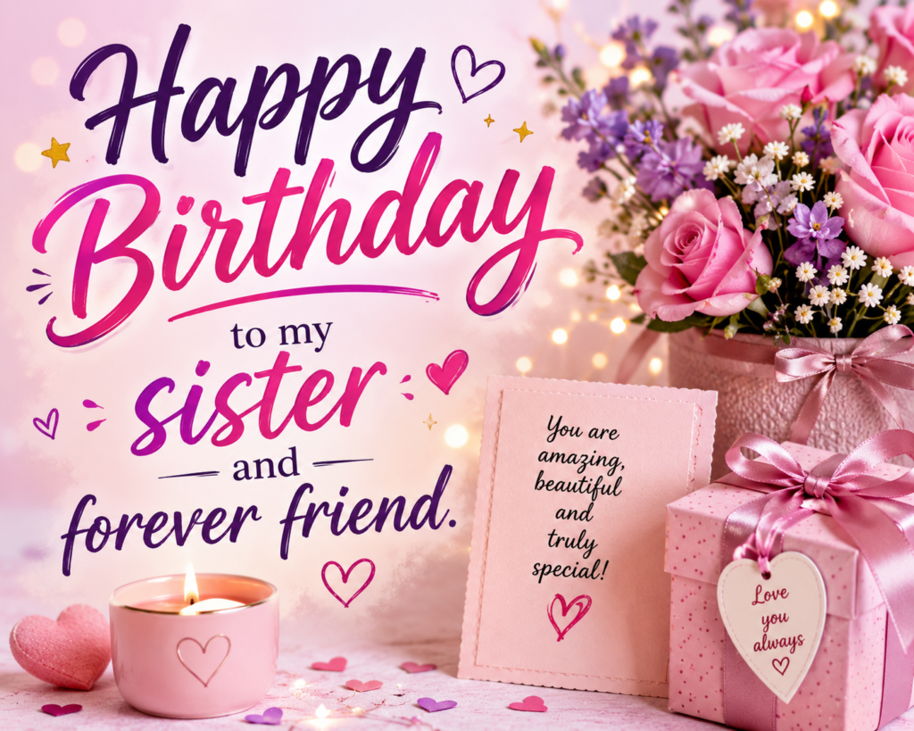 Happy Birthday Wishes for Sister