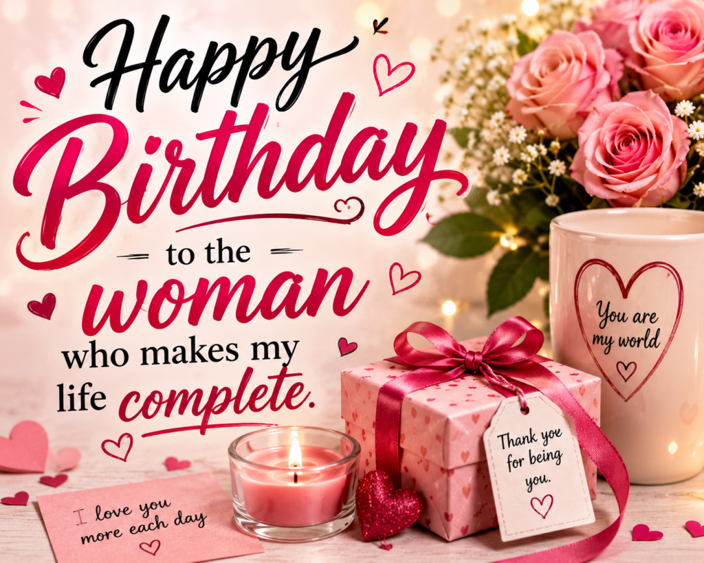 Happy Birthday Wishes for Wife