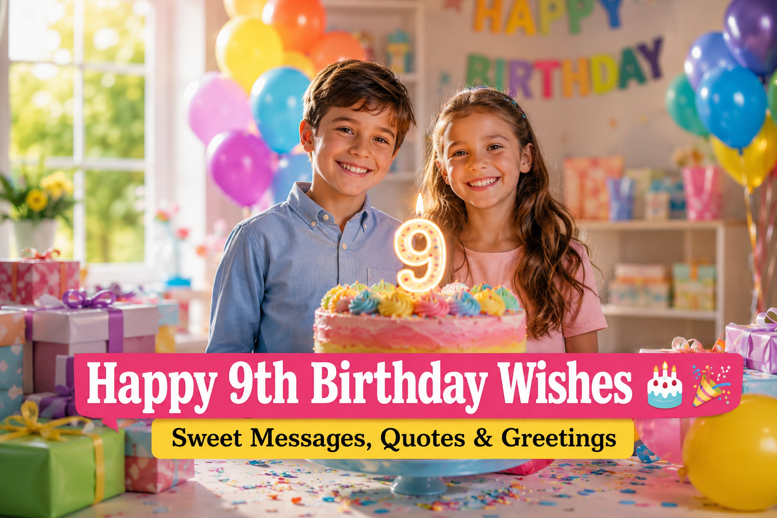happy 9th birthday wishes