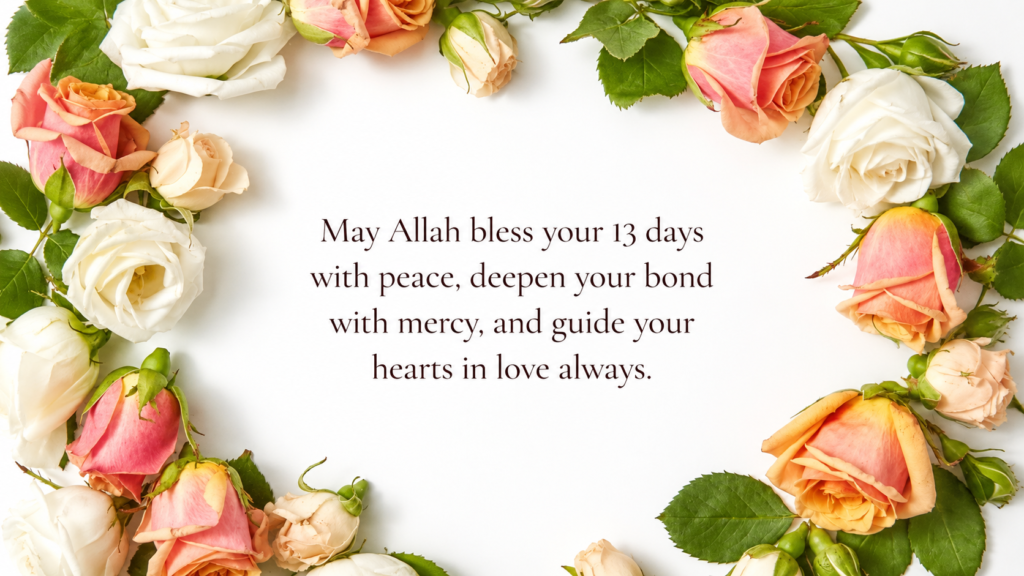 Spiritual 13th Day of Marriage Wish