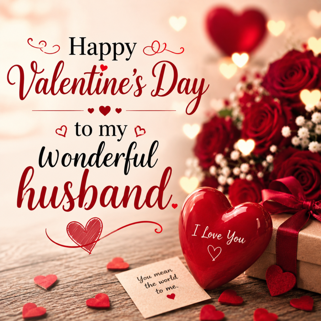 Valentine's Day Wishes for Husband