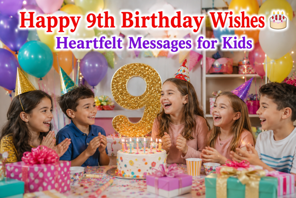happy 9th birthday wishes