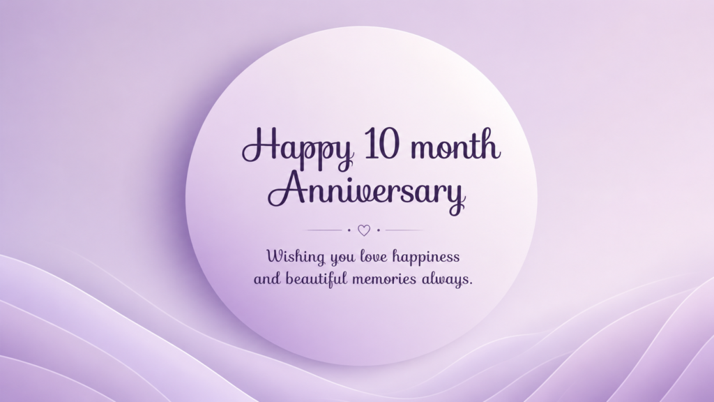 happy 10 month anniversary
