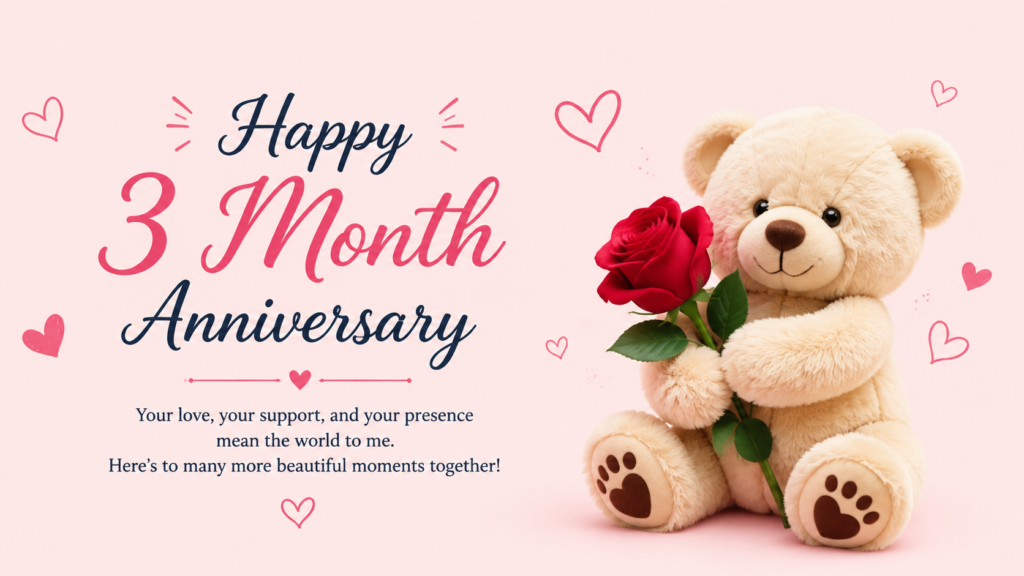 happy 3 months of love