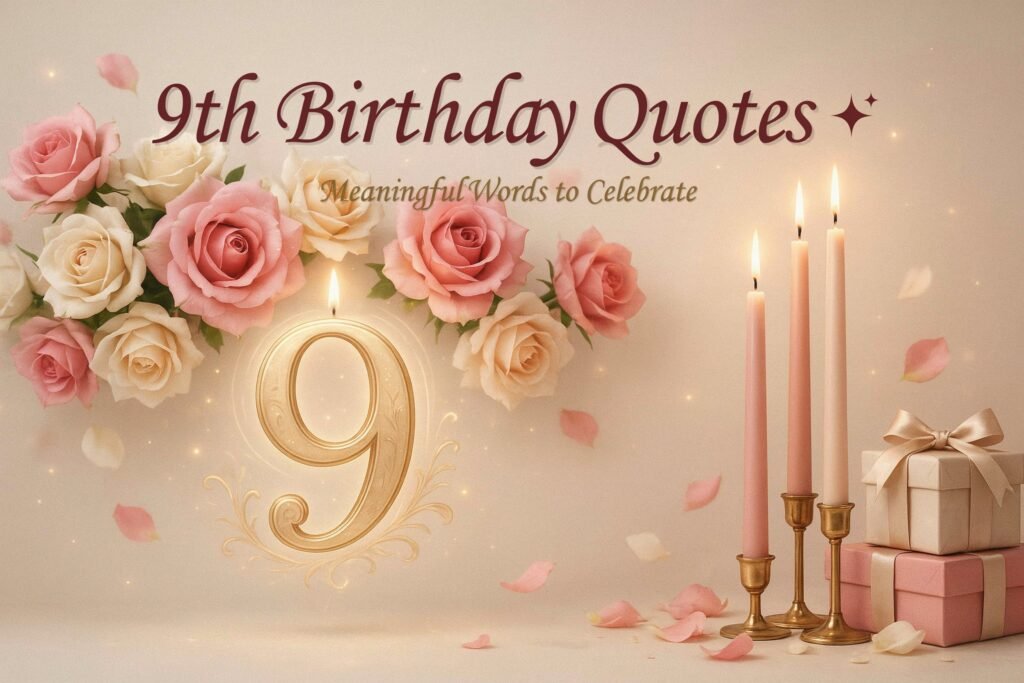 9th Birthday Quotes