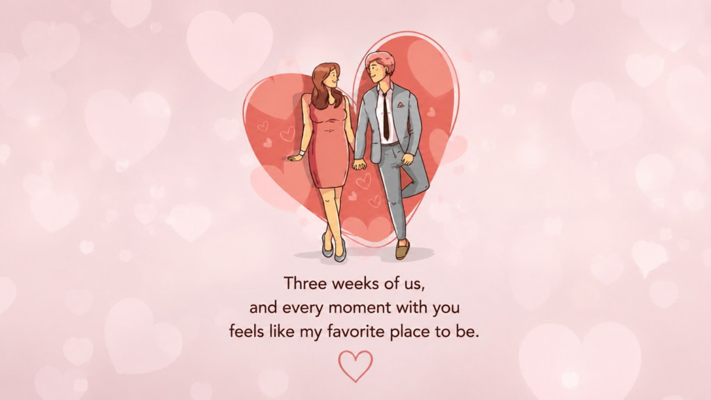 3rd Week Anniversary Wish for bf