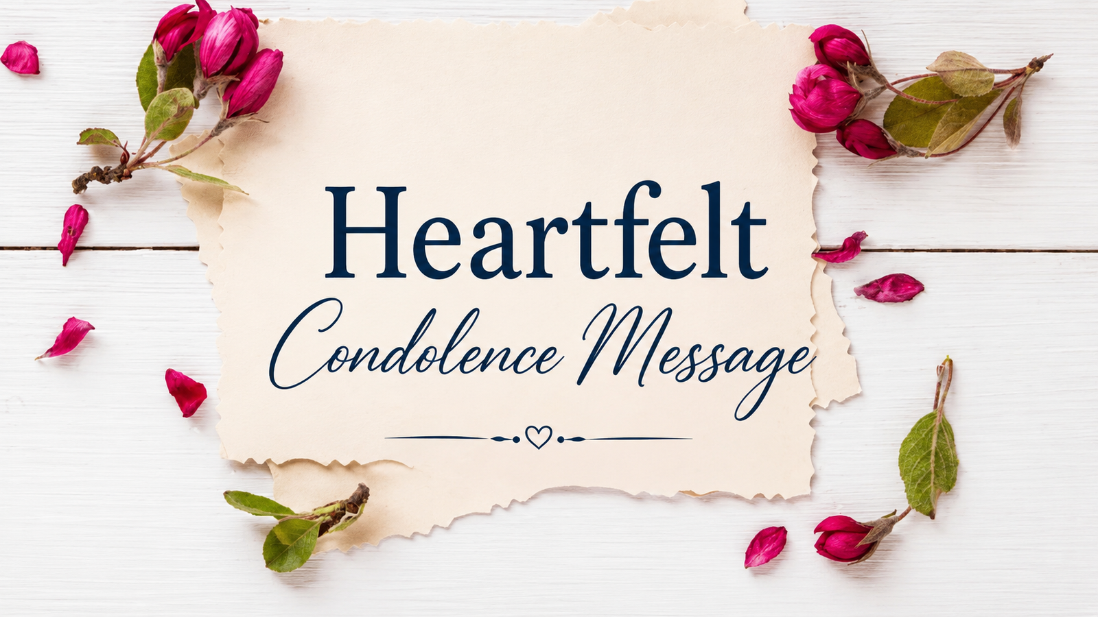 Condolence Messages